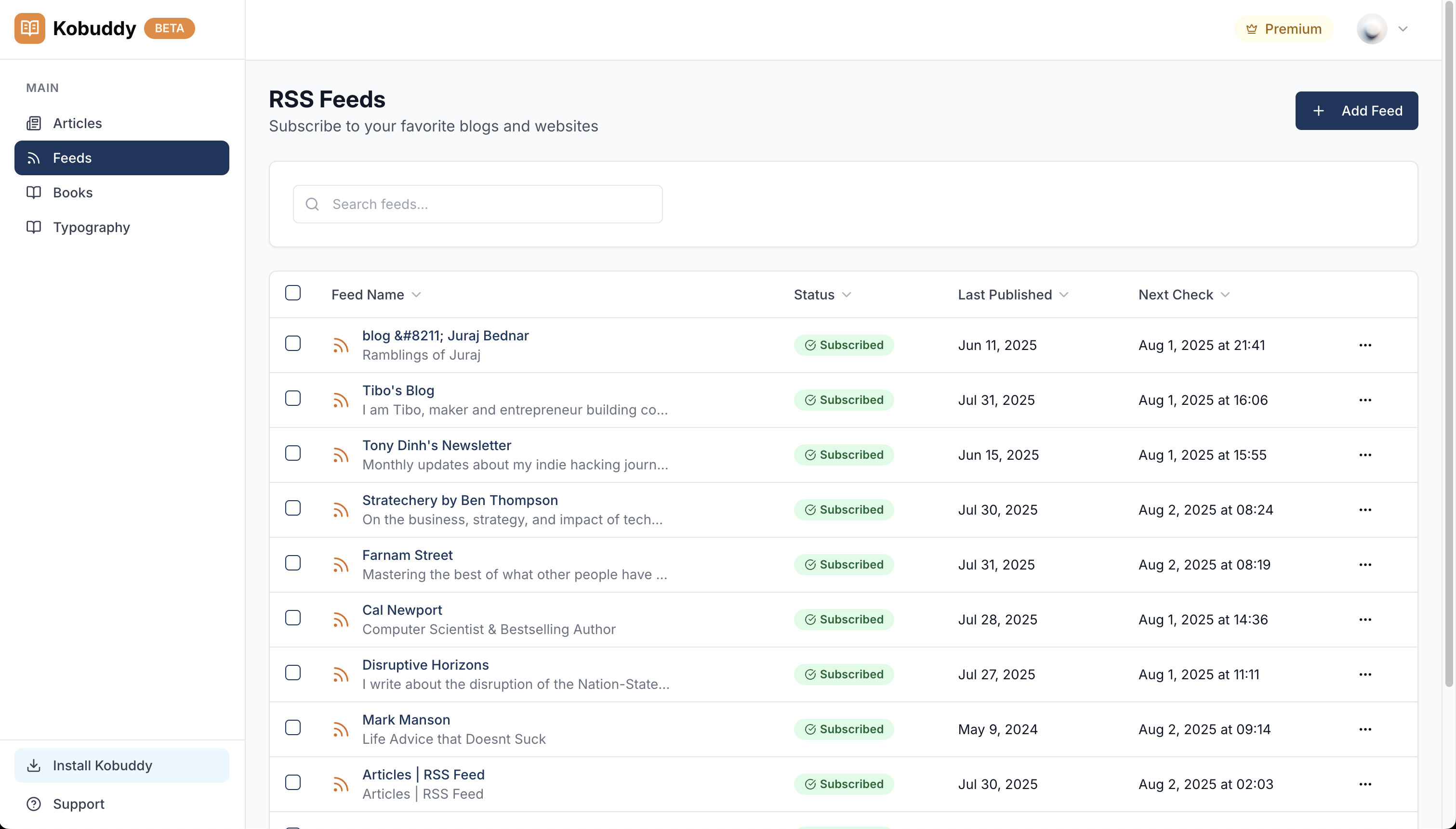 Kobuddy Full Interface